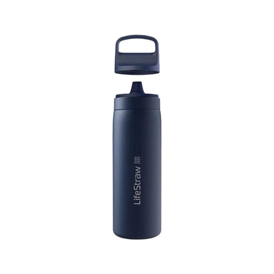 Lifestraw Go 2.0 Stainless Steel Water Filter Bottle - 700 ml - Aegean Sea Blue