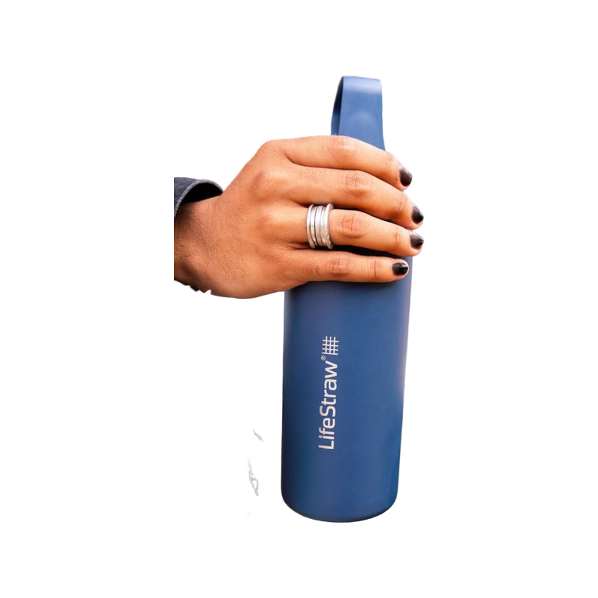 Lifestraw Go 2.0 Stainless Steel Water Filter Bottle - 700 ml - Aegean Sea Blue