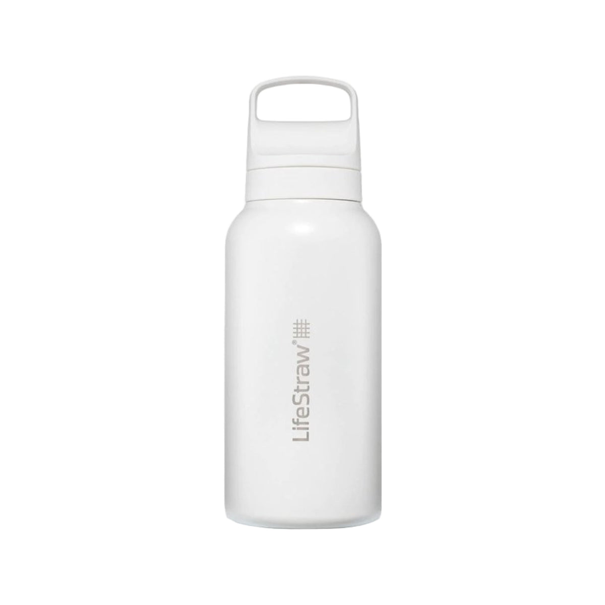 Lifestraw Go 2.0 Stainless Steel Water Filter Bottle - 1L - White