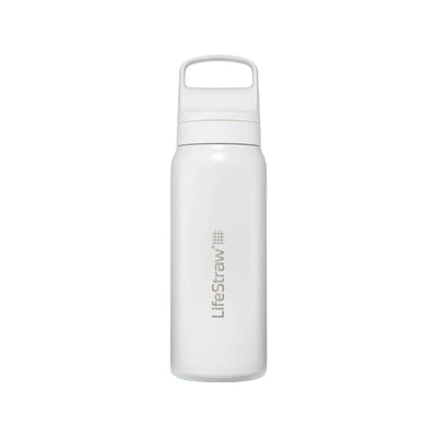 Lifestraw Go 2.0 Stainless Steel Water Filter Bottle - 1L - White