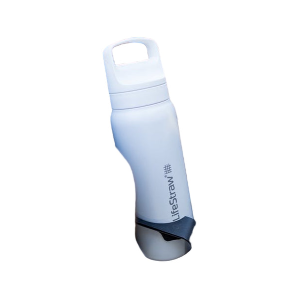 Lifestraw Go 2.0 Stainless Steel Water Filter Bottle - 1L - White