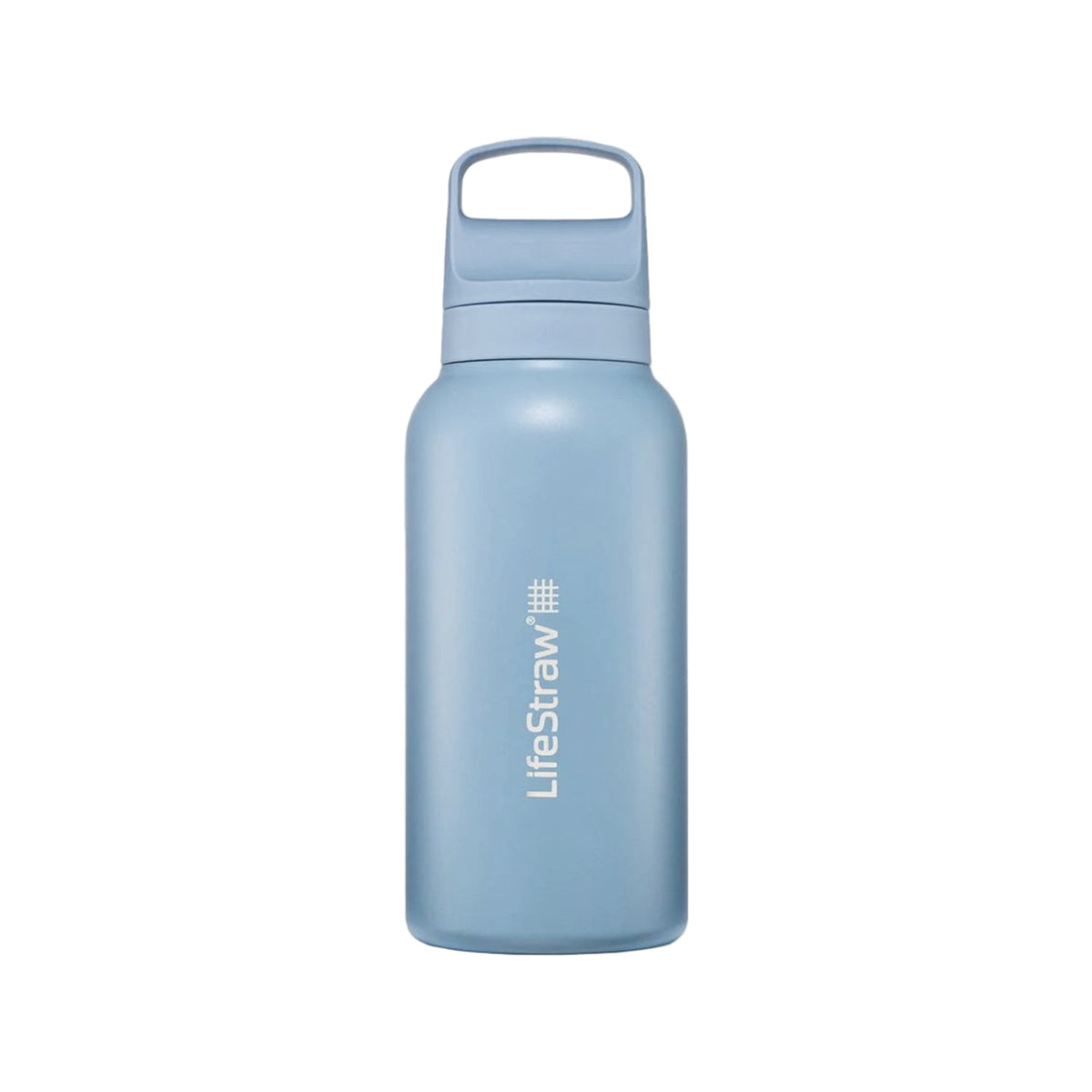 LifeStraw Go 2.0 Stainless Steel Water Filter Bottle - 1L - Icelandic Blue