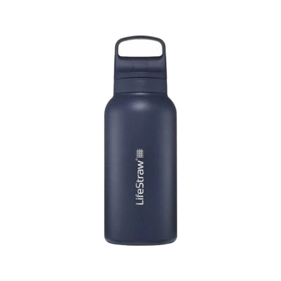 LifeStraw Go 2.0 Stainless Steel Water Filter Bottle - 1L - Icelandic Blue