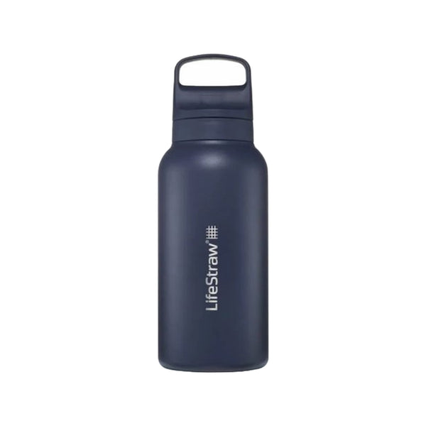 LifeStraw Go 2.0 Stainless Steel Water Filter Bottle - 1L - Icelandic Blue