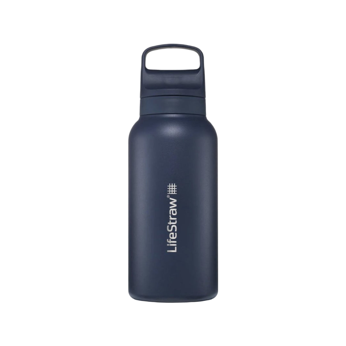 LifeStraw Go 2.0 Stainless Steel Water Filter Bottle - 1L - Aegean Sea Blue