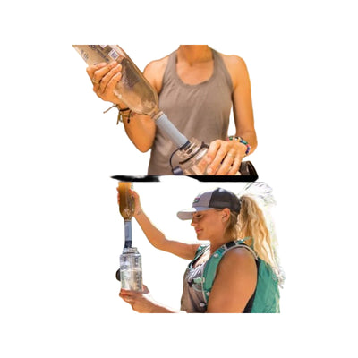 Lifestraw Peak Series Solo Personal Water Filter Straw - Mountain Blue