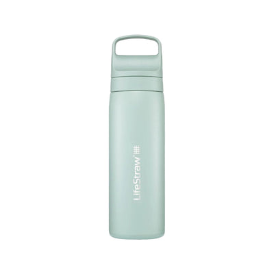 LifeStraw Go 2.0 Stainless Steel Water Filter Bottle - 500 ml - Seafoam