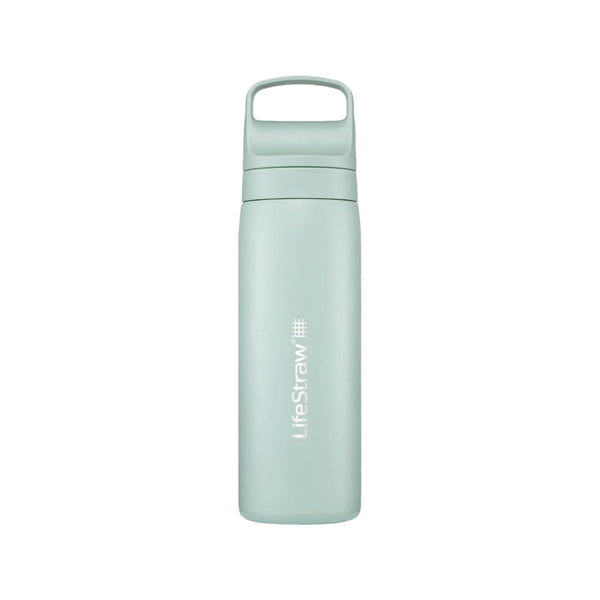 LifeStraw Go 2.0 Stainless Steel Water Filter Bottle - 500 ml - Seafoam