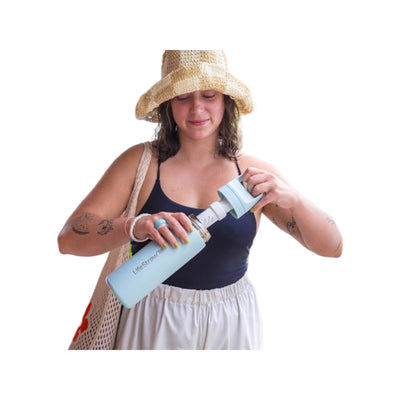 LifeStraw Go 2.0 Stainless Steel Water Filter Bottle - 500 ml - Seafoam