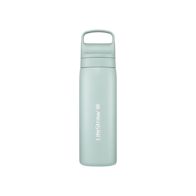 LifeStraw Go 2.0 Stainless Steel Water Filter Bottle - 500 ml - Seafoam