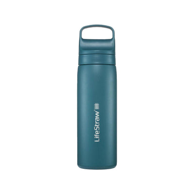 LifeStraw Go 2.0 Stainless Steel Water Filter Bottle - 500 ml - Seafoam