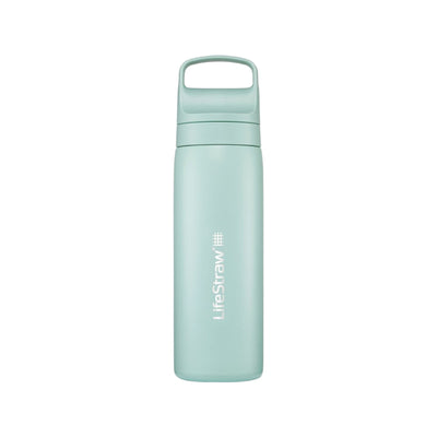 LifeStraw Go 2.0 Stainless Steel Water Filter Bottle - 500 ml - Laguna Teal