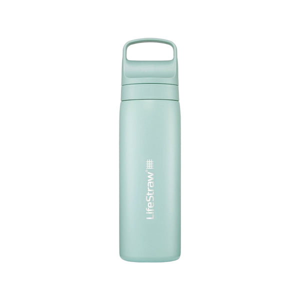 LifeStraw Go 2.0 Stainless Steel Water Filter Bottle - 500 ml - Laguna Teal