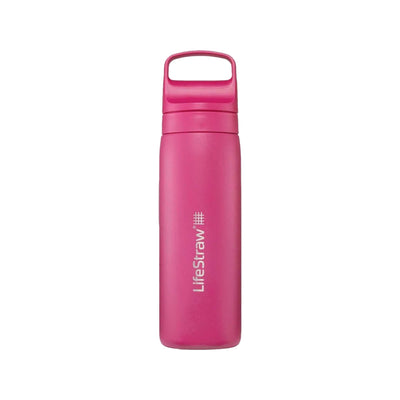 LifeStraw Go Series Stainless Steel Water Filter Bottle - 500 ml - Orchid Pink