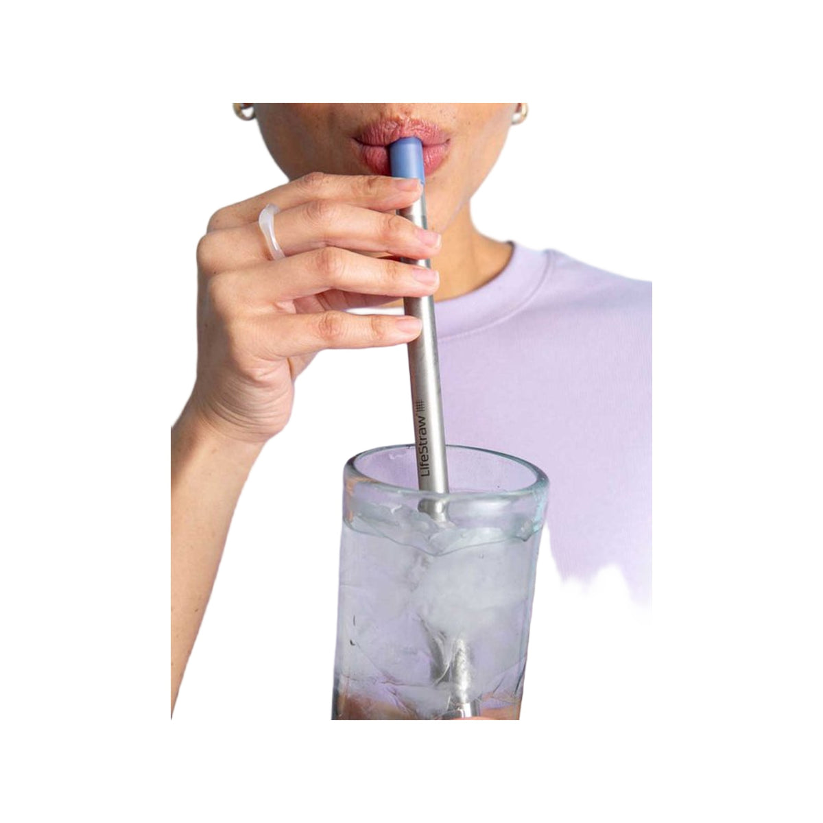 LifeStraw Waterfilter SIP 1-Piece with Carry Case - Thistle Purple
