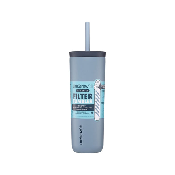 LifeStraw Go Series Tumbler 18oz Stainless Steel - Icelandic Blue