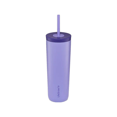 LifeStraw Go Series Tumbler 18oz Stainless Steel - Thistle Purple