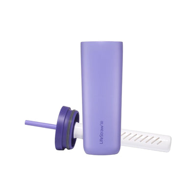 LifeStraw Go Series Tumbler 18oz Stainless Steel - Thistle Purple