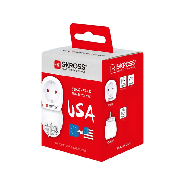 SKROSS Reisstekker Europa naar USA