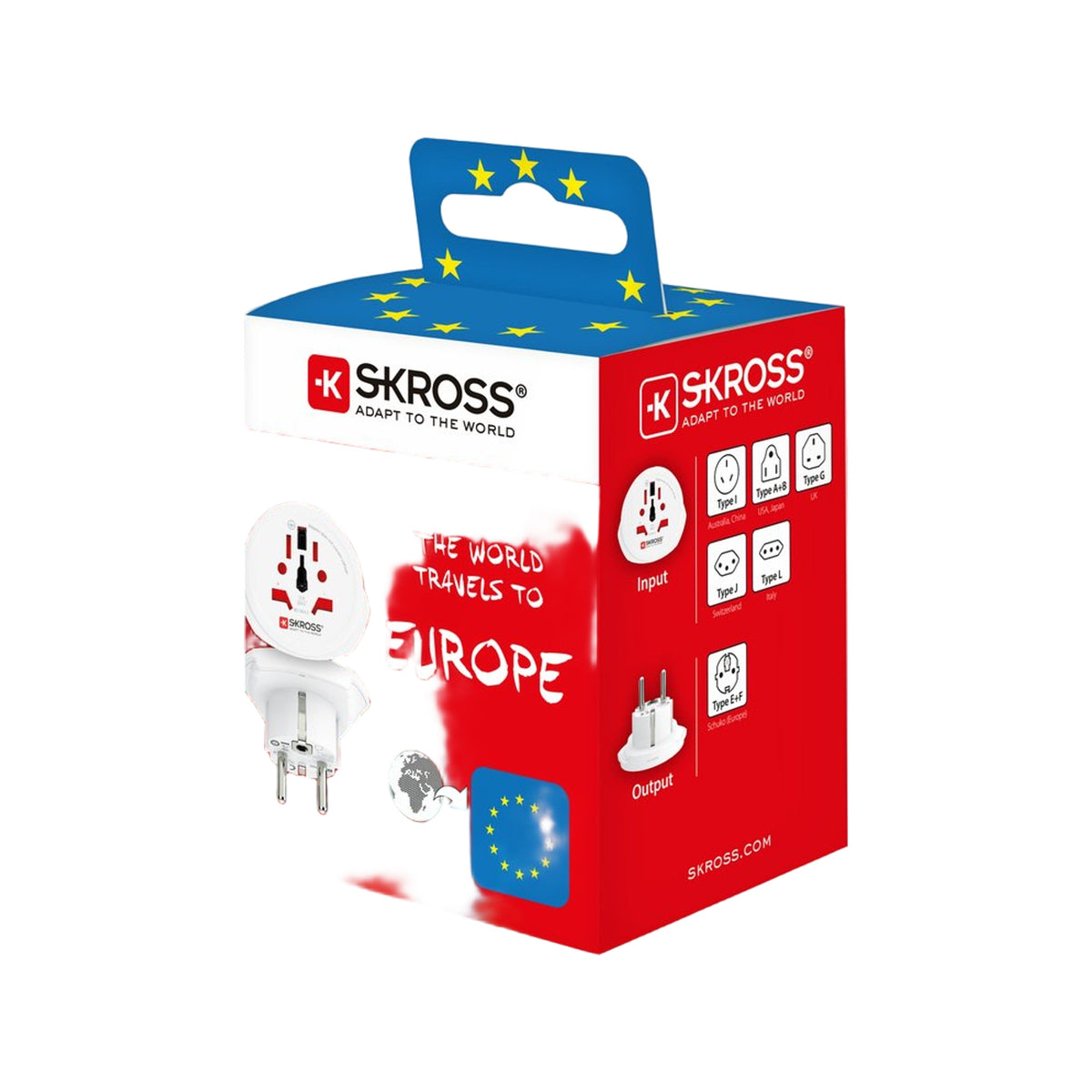 SKROSS Reisstekker Wereld naar Europa