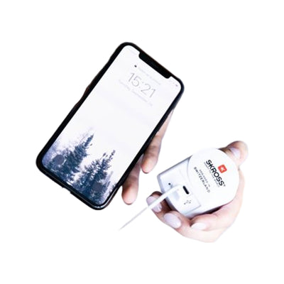 SKROSS Reisstekker Europa 1x USB + 1x USB-C (Front Connection)