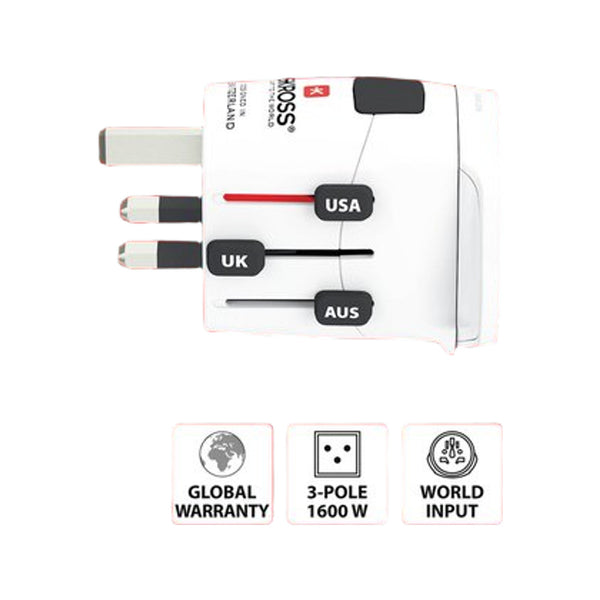 SKROSS Reisstekker Pro Light World adapter