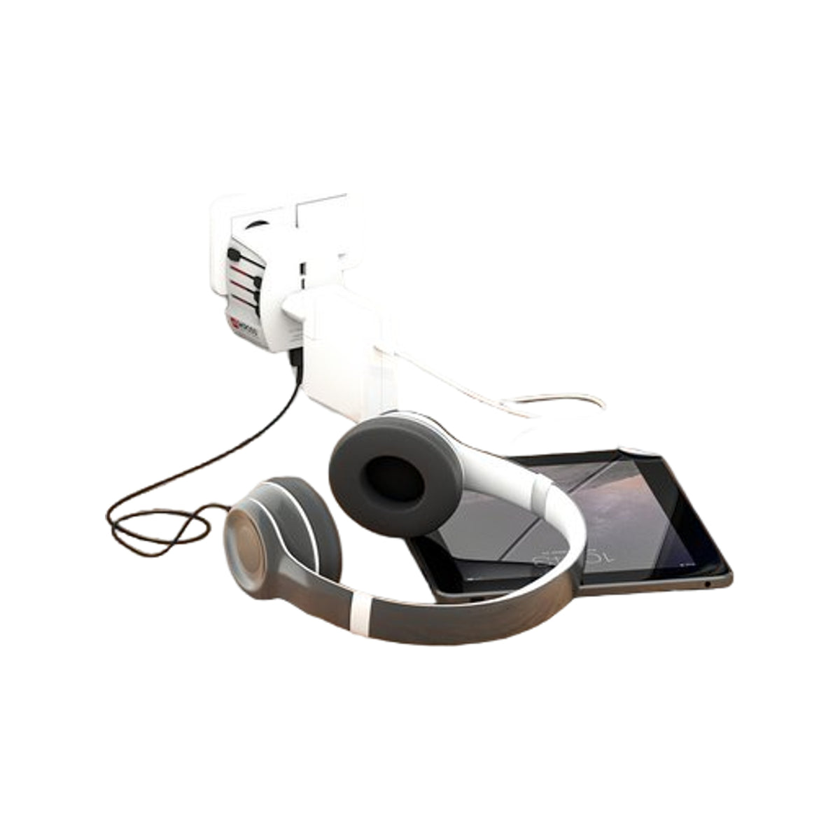 SKROSS World Adapter MUV USB, white, 2-pole 2.4A, with Skross logo
