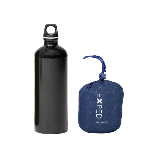 Exped REM Pillow M blue mountain print