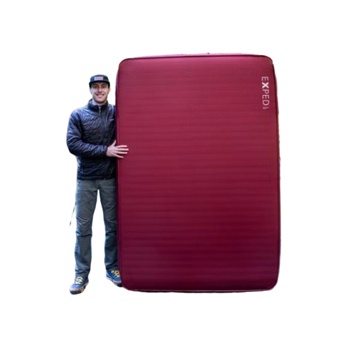 Exped MegaMat Max Duo LW+ Selbstaufblasende Schlafmatte Bordeaux