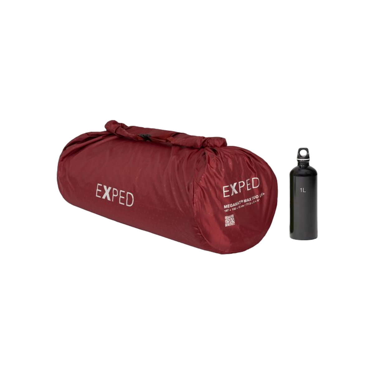 Exped MegaMat Max Duo LW+ Selbstaufblasende Schlafmatte Bordeaux