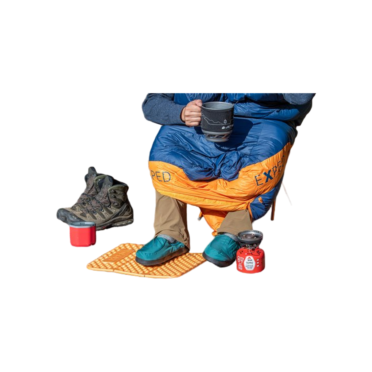 Exped Camp Slipper L charcoal