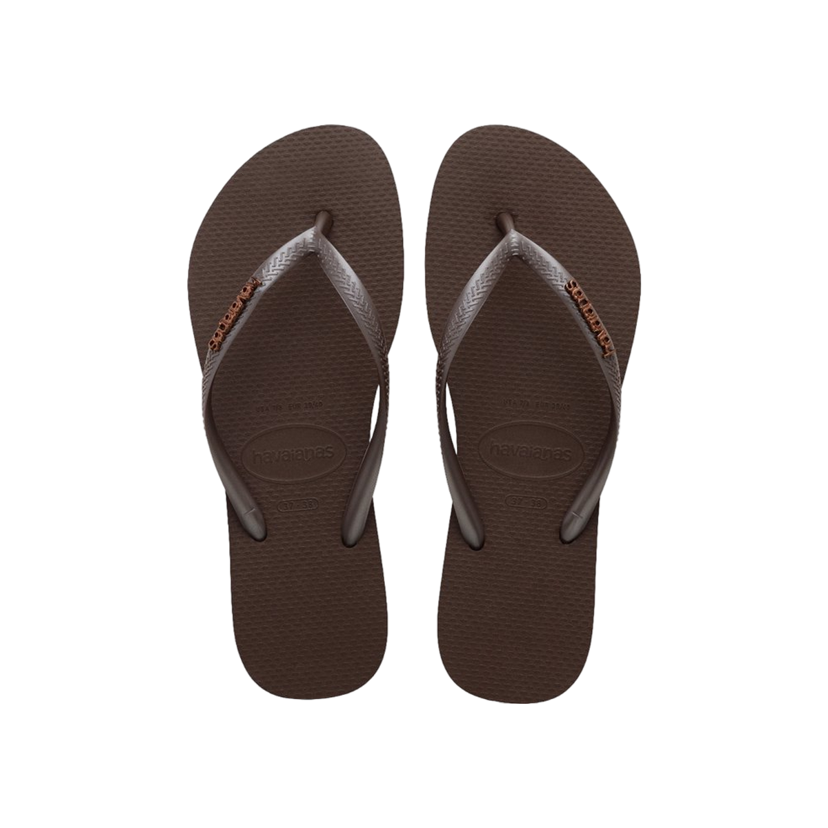 Havaianas Slim Logo Metallic