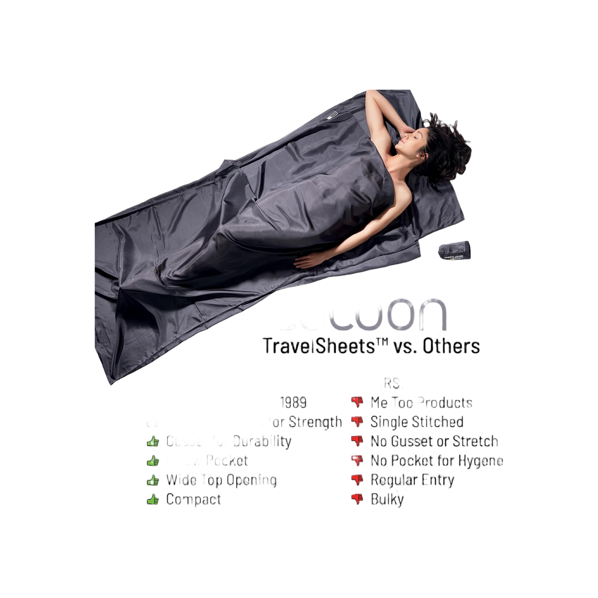 Cocoon Travelsheet 100% Silk