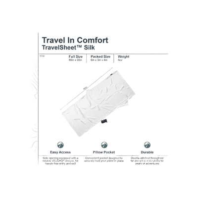 Cocoon Travelsheet 100% Silk