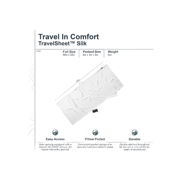 Cocoon Travelsheet 100% Silk