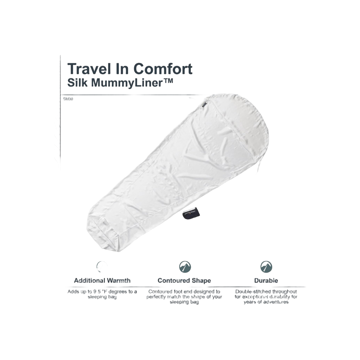 Cocoon Mummy Liner, 100% Silk