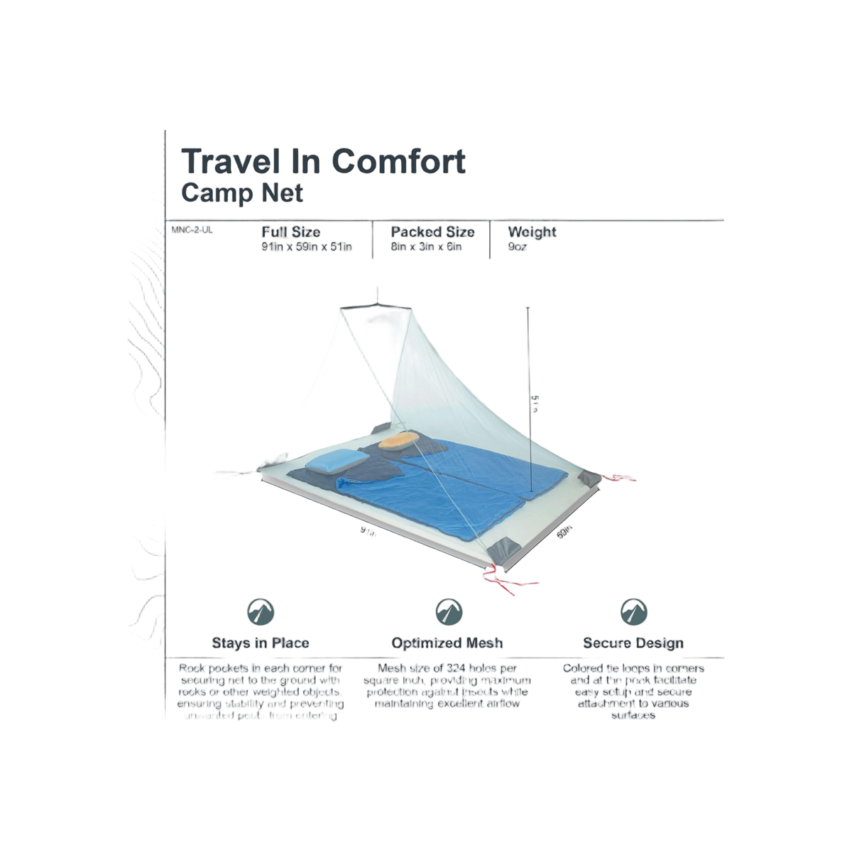 Cocoon Outdoor Musquitonet Double