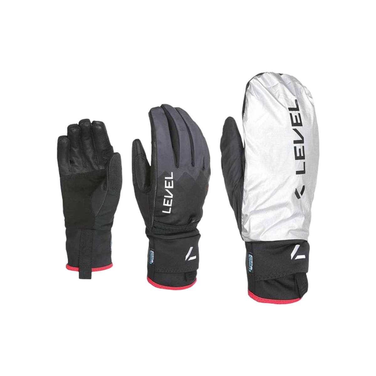 Level Glove Ski Alper Light Black