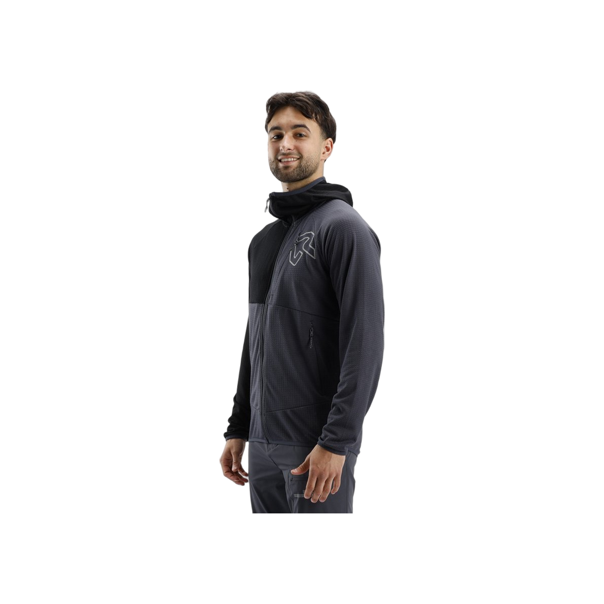 ZEBRA HOODIE MAN FLEECE