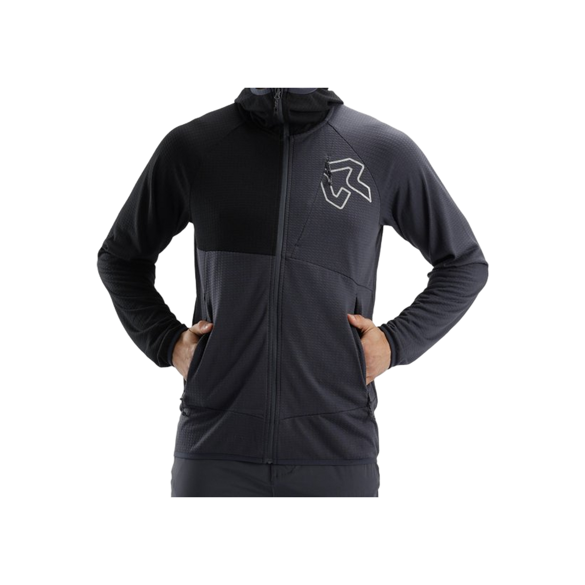 ZEBRA HOODIE MAN FLEECE