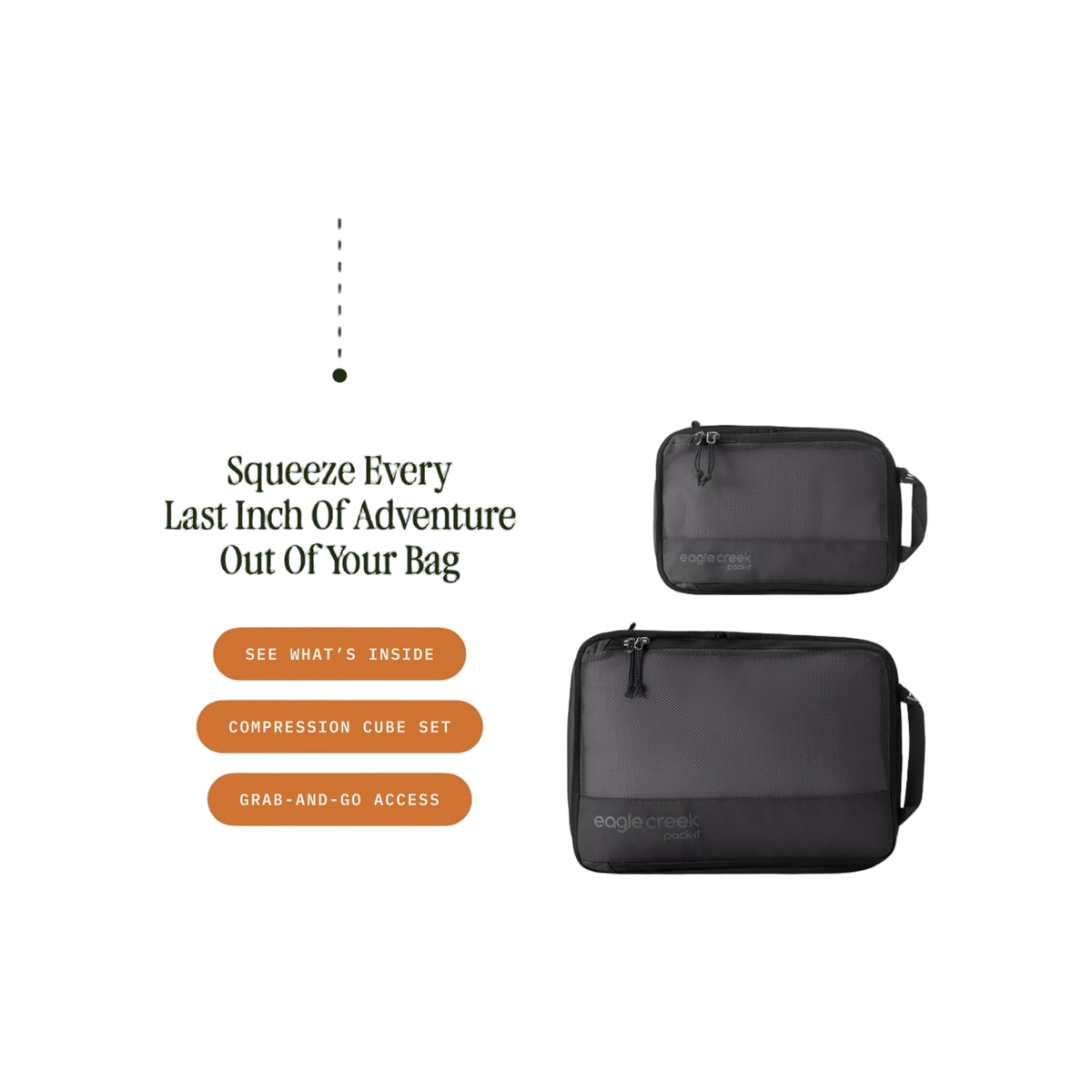 Eagle Creek Pack-It Reveal Compression Cube Set S/M