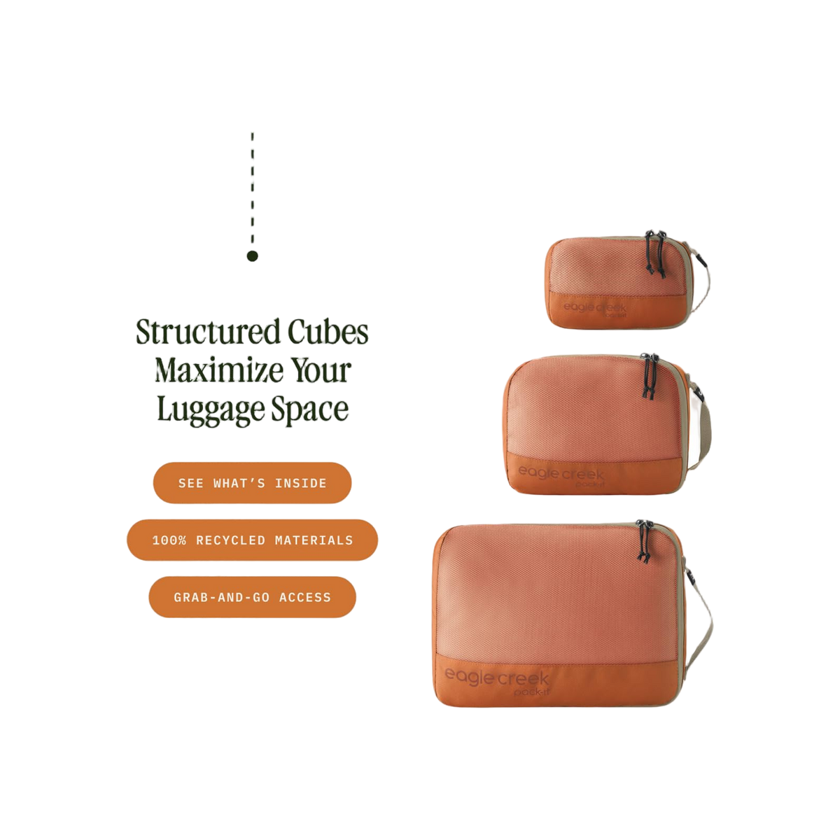 Eagle Creek Pack-It Reveal Cube Set XS/S/M