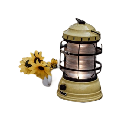Barebones Forest Lantern Dusty Yellow 1-325 Lumen Usb