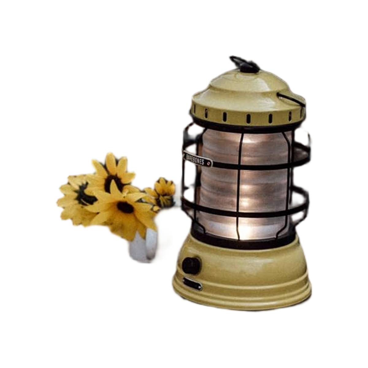 Barebones Forest Lantern Dusty Yellow 1-325 Lumen Usb