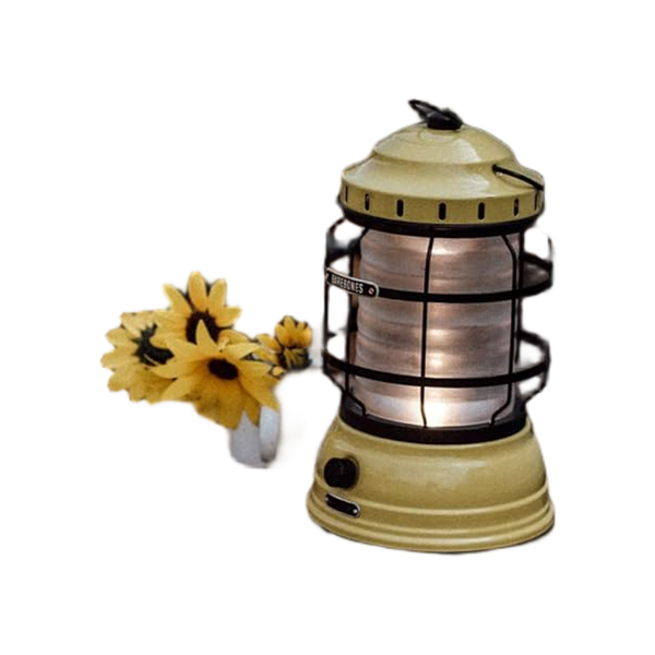 Barebones Forest Lantern Dusty Yellow 1-325 Lumen Usb