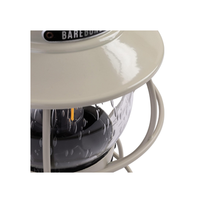 Barebones Railroad Lantern Vintage White - Usb