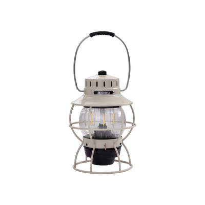 Barebones Railroad Lantern Vintage White - Usb