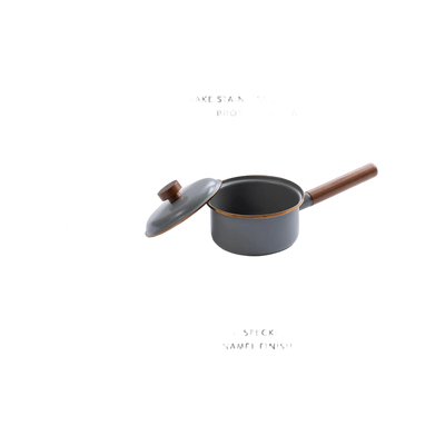 Barebones Saucepan Enamel Slate Grey