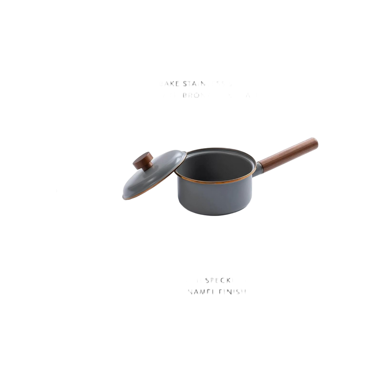 Barebones Saucepan Enamel Slate Grey