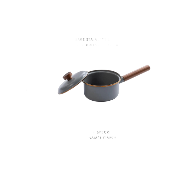 Barebones Saucepan Enamel Slate Grey